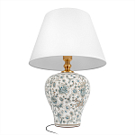 Настольная лампа с цветочной росписью Lamp Flower Painting варинант исполнения - 3 | Loft Concept в Барнауле