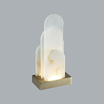 Настольная лампа с белыми вертикальными элементами Alabaster Totem   варинант исполнения - 6 | Loft Concept в Барнауле