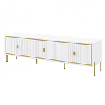 ТВ-тумба белая с тремя ящиками Antique Order варинант исполнения - 1 | Loft Concept в Барнауле