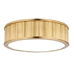Потолочный светильник с гофрированным абажуром цвета латунь Millennium варинант исполнения - 2 | Loft Concept в Барнауле