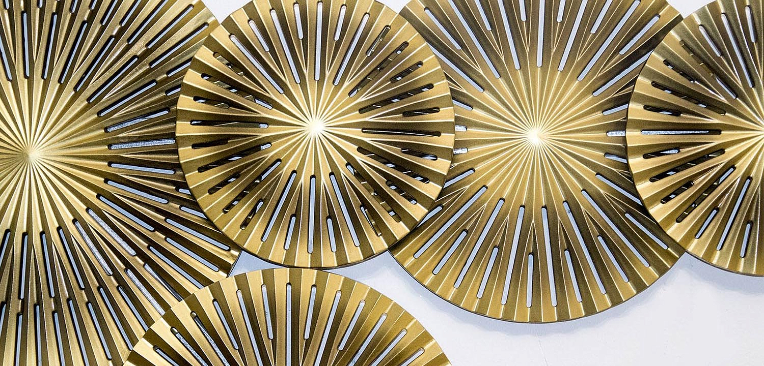 Арт-объект Apollo Brown and Gold Wall Plaque Disc gap 5 Арт-объект Apollo Brown and Gold Wall Plaque Disc gap 5 - Loft-Concept в Барнауле