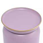 Журнальный столик круглый сиреневого цвета Noticeable Element варинант исполнения - 2 | Loft Concept в Барнауле