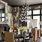 Обои ручная роспись в стиле Арт-деко Symphony Original colourway on Arkose silk dupion варинант исполнения - 2 | Loft Concept в Барнауле