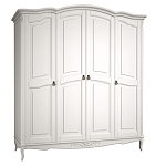 Шкаф белый из массива бука в стиле прованс White Provence варинант исполнения - 1 | Loft Concept в Барнауле