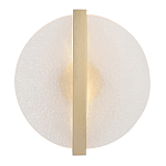 Бра с белым матовым стеклянным плафоном круглой формы Soft Glow Harmony варинант исполнения - 2 | Loft Concept в Барнауле