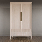 Шкаф платяной Primo с выдвижными ящиками шпон Черный дуб варинант исполнения - 2 | Loft Concept в Барнауле