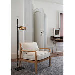 Торшер с плафоном из перфорированного металла Elledge Floor Lamp варинант исполнения - 2 | Loft Concept в Барнауле