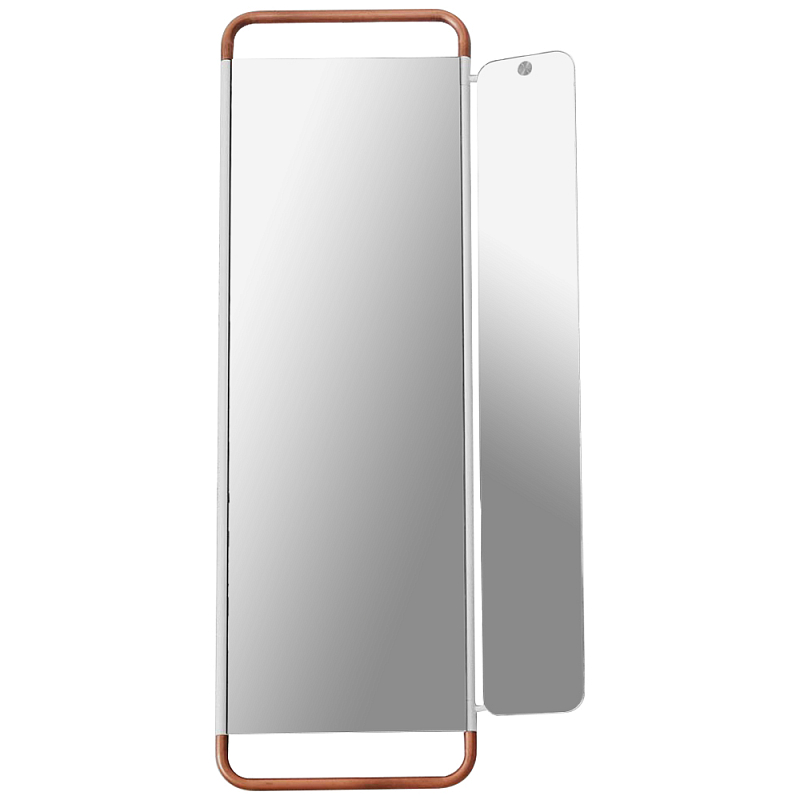 Настенное зеркало White Copper Functional Mirror Зеркало Белый Медь Настенное зеркало White Copper Functional Mirror Зеркало Белый Медь в Барнауле | Loft Concept