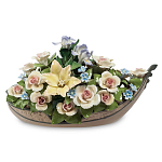 Статуэтка фарфоровая Лодка с цветами Charming Statuette варинант исполнения - 1 | Loft Concept в Барнауле
