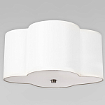 Потолочный светильник с белым волнистым плафоном из ткани Vitorino варинант исполнения - 1 | Loft Concept в Барнауле