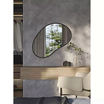 Зеркало асимметричной формы Oval Light Reflection варинант исполнения - 4 | Loft Concept в Барнауле