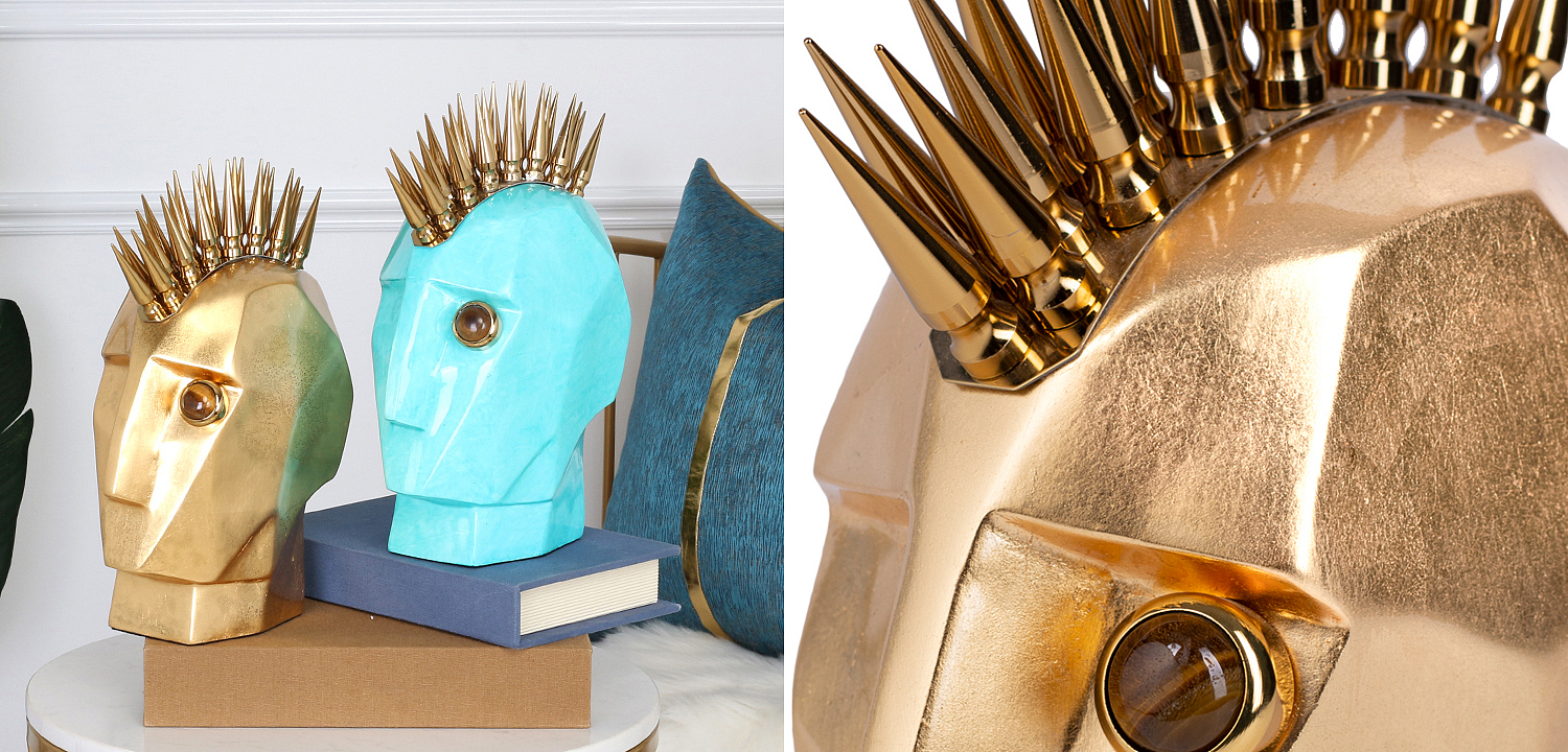 Аксессуар Kelly Wearstler Head Trip Sculpture Gold Аксессуар Kelly Wearstler Head Trip Sculpture Gold - Loft-Concept в Барнауле