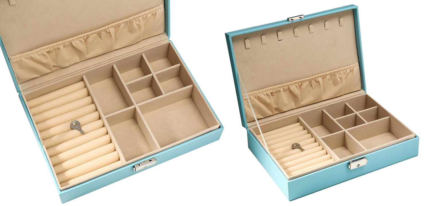 Шкатулка Azurine Jewerly Organizer Box light blue Шкатулка Azurine Jewerly Organizer Box light blue - Loft-Concept в Барнауле