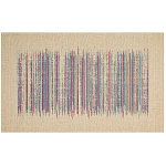 Ковер с геометрическим узором из комбинированного состава Full rhythm варинант исполнения - 1 | Loft Concept в Барнауле