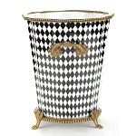 Фарфоровое кашпо Black and white square варинант исполнения - 3 | Loft Concept в Барнауле