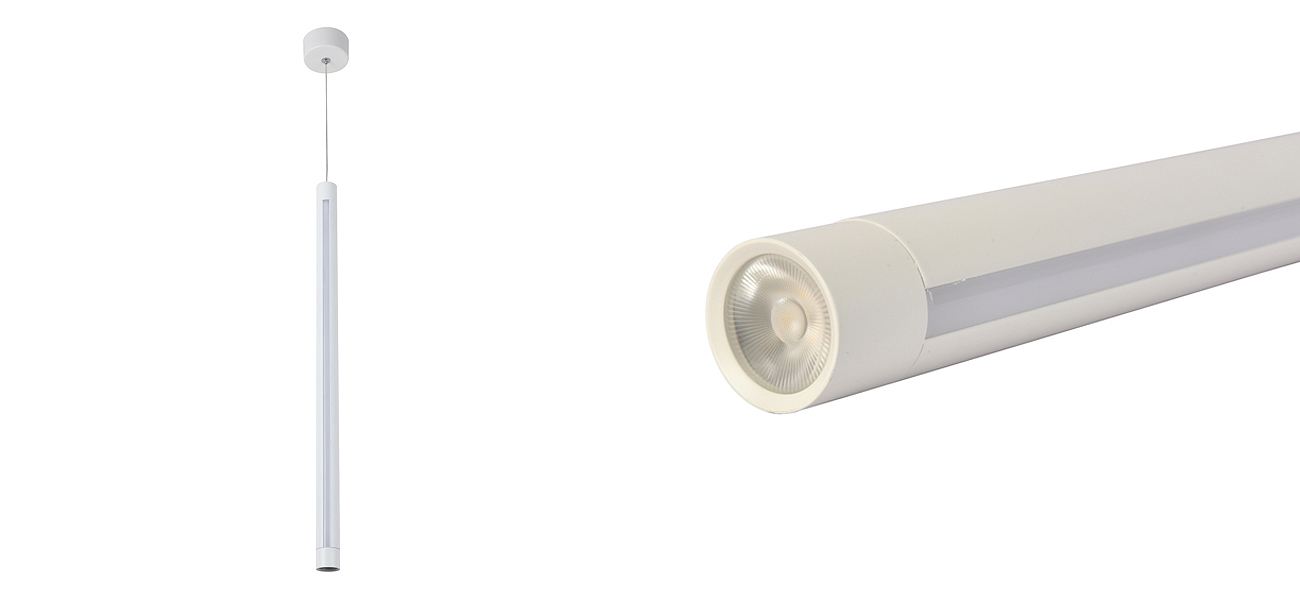 Белый подвесной светильник TRUMPET TUBE Белый подвесной светильник TRUMPET TUBE - Loft-Concept в Барнауле