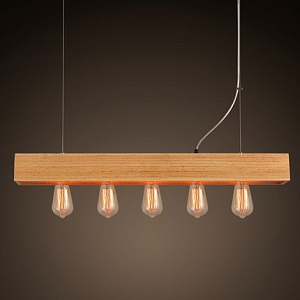 Люстра Loft Wooden Lighting Line Pendant