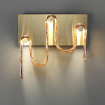 Бра волнистой формы из фактурного стекла Big Wave варинант исполнения - 7 | Loft Concept в Барнауле