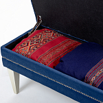 Мягкая банкетка с зоной для хранения Casket Blue варинант исполнения - 4 | Loft Concept в Барнауле