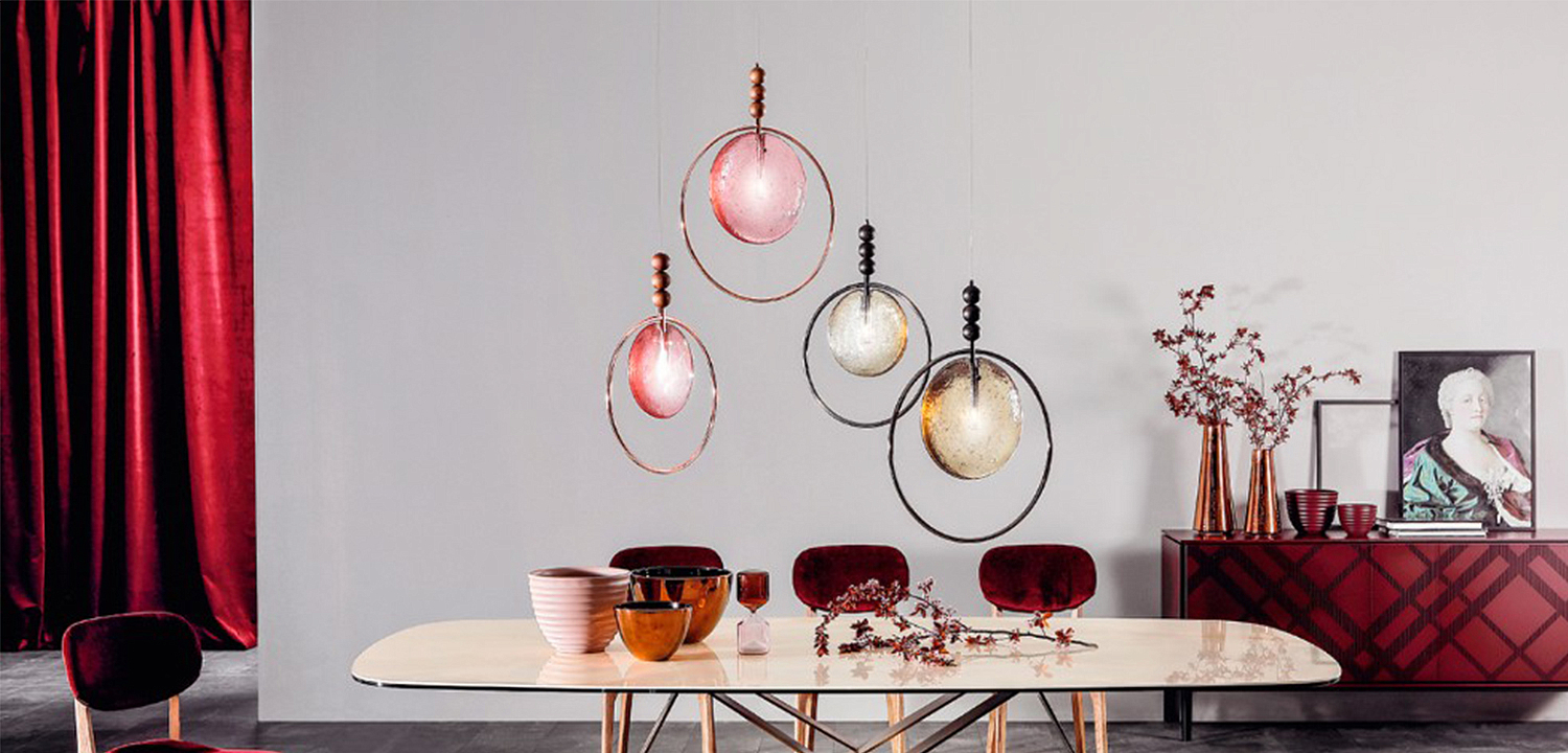 Подвесной светильник c цветным стеклом Tonin Casa Lampada Dreamy Подвесной светильник c цветным стеклом Tonin Casa Lampada Dreamy - Loft-Concept в Барнауле