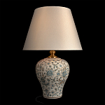 Настольная лампа с цветочной росписью Lamp Flower Painting варинант исполнения - 2 | Loft Concept в Барнауле