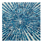 Приставной столик с инкрустацией раковинами устриц Bone Inlay варинант исполнения - 2 | Loft Concept в Барнауле