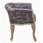Кресло низкое в стиле прованс Louis French Armchair brown варинант исполнения - 2 | Loft Concept в Барнауле