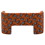 Акцентный Двухместный Диван Leela Оранжевый Орнамент варинант исполнения - 1 | Loft Concept в Барнауле