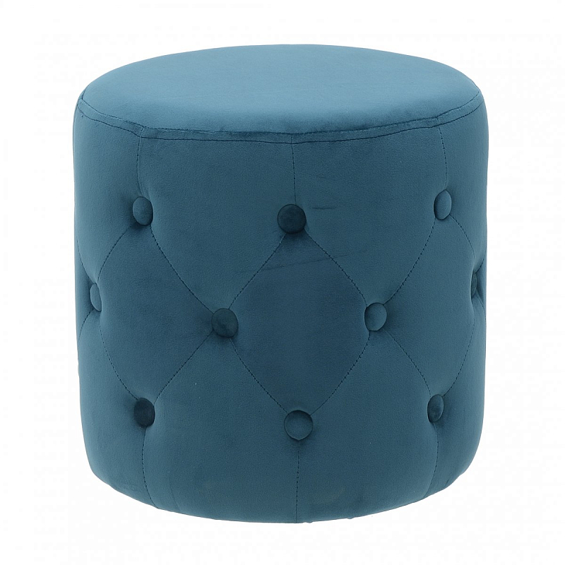 Пуф Capitone Turquoise Синий в Барнауле | Loft Concept 