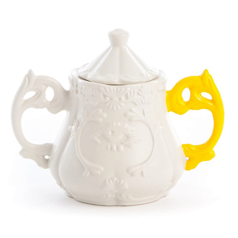 Сахарница Seletti I-Sugar Yellow Белый Желтый Сахарница Seletti I-Sugar Yellow Белый Желтый в Барнауле | Loft Concept