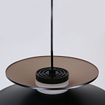 Подвесной светильник черного цвета из металла Obsidian Touch варинант исполнения - 3 | Loft Concept в Барнауле