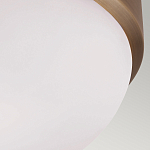 Потолочный светильник круглой формы с белым выпуклым матовым плафоном Feiss варинант исполнения - 4 | Loft Concept в Барнауле