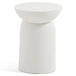 Приставной столик белого цвета Tori варинант исполнения - 2 | Loft Concept в Барнауле