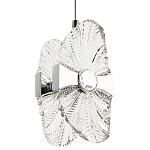 Подвесной светильник из хрусталя Fleuretta Crystal Chrome Hanging Lamp варинант исполнения - 1 | Loft Concept в Барнауле