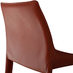 Стул коричневый из искуственной кожи на 4-х ножках Enigma Brown варинант исполнения - 2 | Loft Concept в Барнауле