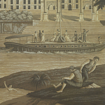 Обои ручная роспись Monuments of Paris Eau Forte on antique scenic Xuan paper варинант исполнения - 1 | Loft Concept в Барнауле