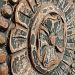 Индийский шкаф с орнаментом резьба из дерева Indian Antique Furniture  варинант исполнения - 4 | Loft Concept в Барнауле