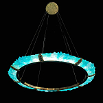 Люстра в форме кольца с цветочным декором Warm Heavenly Light варинант исполнения - 6 | Loft Concept в Барнауле