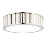 Потолочный светильник с гофрированным серебрянным абажуром Millennium варинант исполнения - 2 | Loft Concept в Барнауле