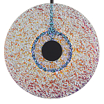 Подвесной светильник из фактурного двойного стекла Heterochromia варинант исполнения - 3 | Loft Concept в Барнауле