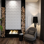 Гипсовая 3D Панель M-38 варинант исполнения - 1 | Loft Concept в Барнауле