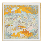 Картина Hermes Le Carnaval des Animaux Orange варинант исполнения - 1 | Loft Concept в Барнауле