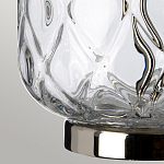 Настольная лампа с цилиндрическим абажуром и прозрачным стеклянным основанием Quintiesse варинант исполнения - 5 | Loft Concept в Барнауле