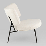 Мини-кресло District Lounge букле белый варинант исполнения - 2 | Loft Concept в Барнауле