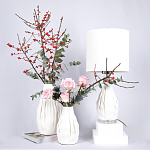 Декоративная ваза белая Мountain waterfall варинант исполнения - 3 | Loft Concept в Барнауле