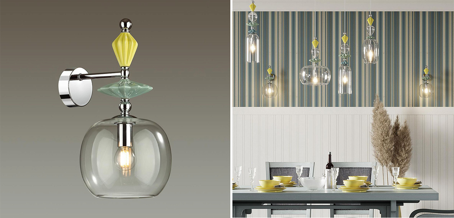 Бра Iris Glas wall lamp A chrome Бра Iris Glas wall lamp A chrome - Loft-Concept в Барнауле