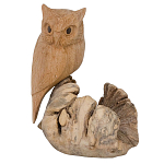 Статуэтка из дерева сова Animals of the World варинант исполнения - 2 | Loft Concept в Барнауле
