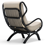 Дизайнерское кресло из ротанга Gio Ponti CONTINUUM D.163.7 BY BONACINA 1889 Armchair варинант исполнения - 8 | Loft Concept в Барнауле