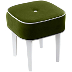 Квадратный мягкий пуф на белых ножках Winton Pouf Square варинант исполнения - 1 | Loft Concept в Барнауле