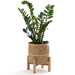 Кашпо на ножках из бамбука Bamboo Decor варинант исполнения - 2 | Loft Concept в Барнауле